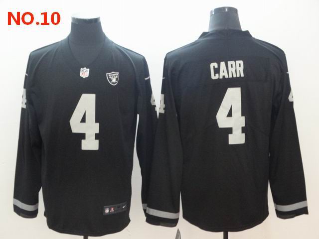 Men's Las Vegas Raiders 4 Derek Carr Jesey NO.10;